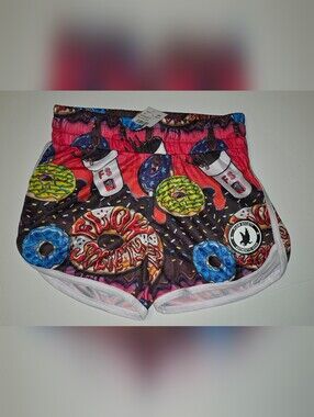 Flow Society Kids Donut Print Shorts - Multicolor
